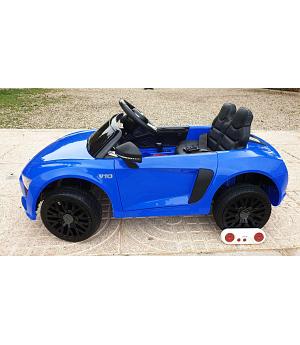 COCHE AUDI R8 "LITTLE SPYDER" 12V, AZUL, FULL OPTION - INDA587-RA-HL1818